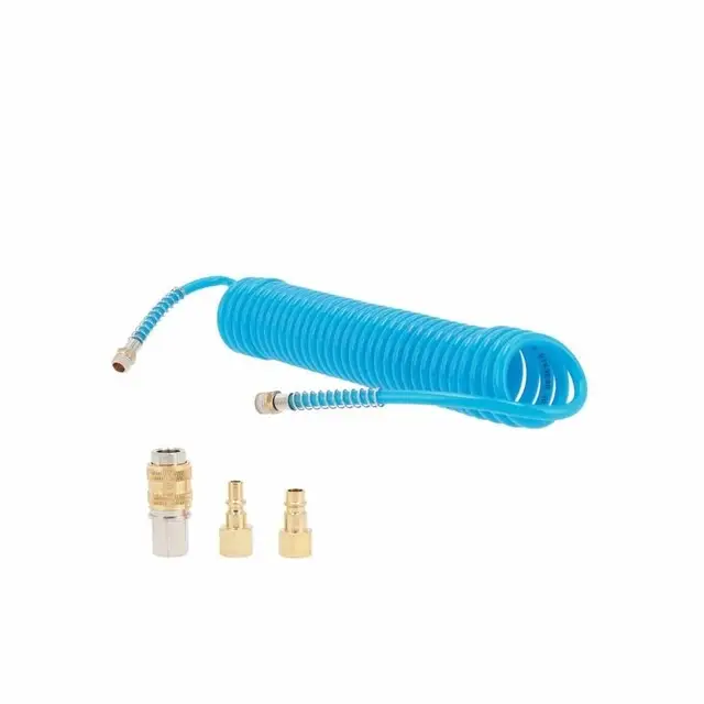 Airpress PU Spiraalslang 5 m Incl koppelingen Gratis Verzending