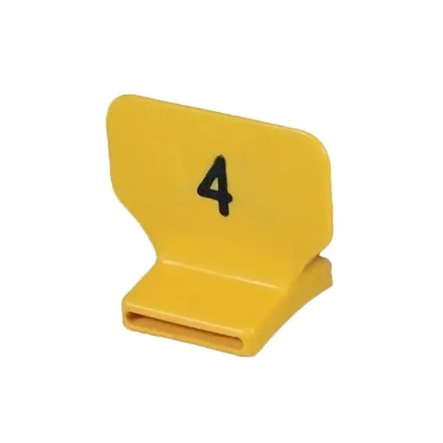 Topneknummer (Geel / Nummers 51 t/m 75) - Per Set Budget