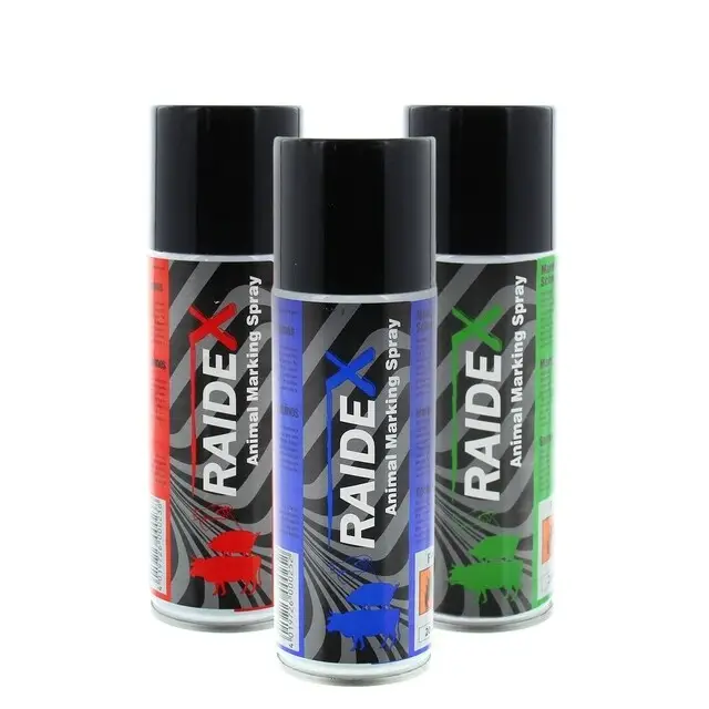 Raidex Merkspray Rundvee / Varkens (200 ML) - Blauw Betrouwbaar