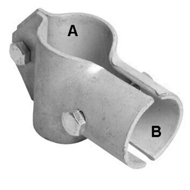 T-Klem 2-delig Met Lip - 2 Duims x 2 1/2 Duims Betrouwbaar