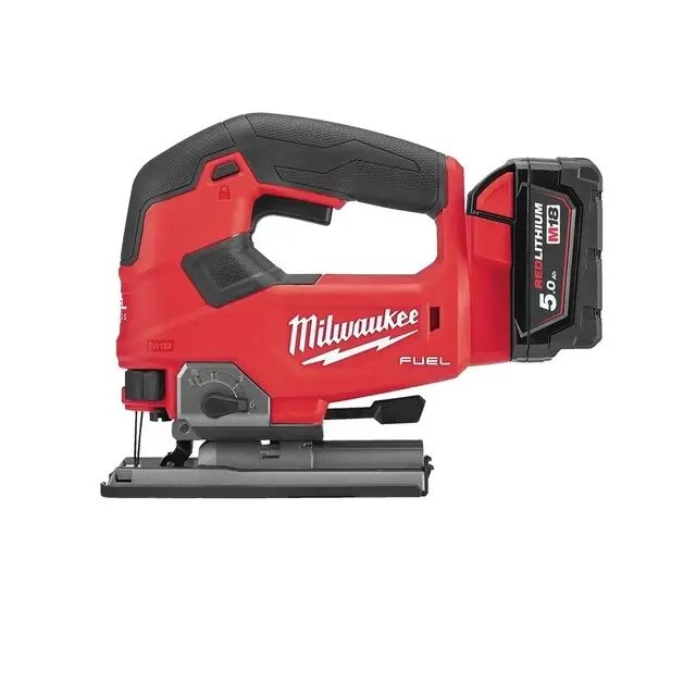 Milwaukee M18 FJS Decoupeerzaag - 2 x M18 B5 Accu's, M12-18 FC Lader, HD Box Voordeelprijs