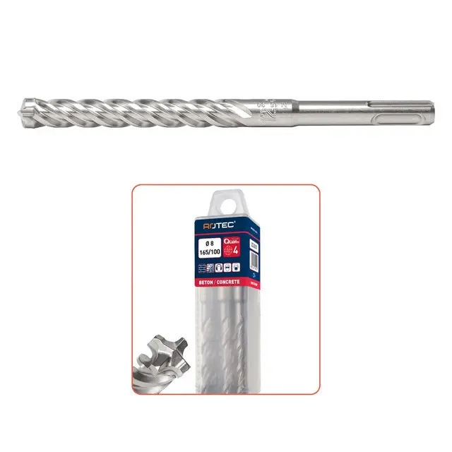 Rotec Hamerboor SDS+ Quattro-X - Ø6,0 x 150/215 mm - 10 stuks Aanbieding