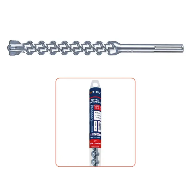 Rotec Hamerboor SDS-Max Quattro-X - Ø22,0 mm x 400/520 mm Hete Deal