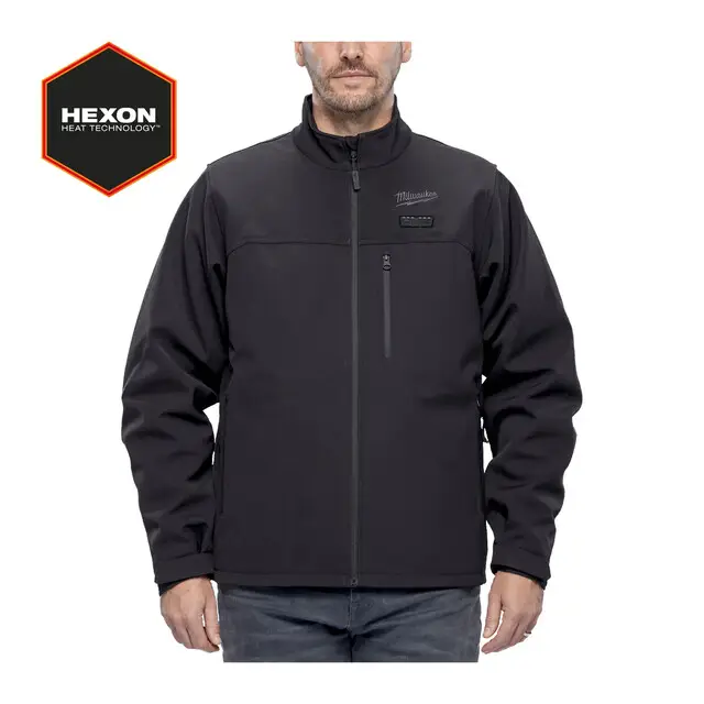 Koop Vandaag Milwaukee M12 Premium Accu Verwarmde Jas Zwart - Maat L