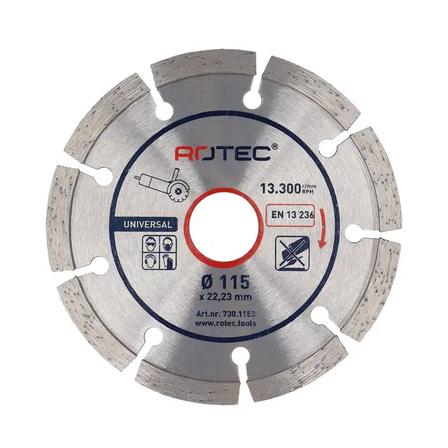 Rotec Diamantzaagblad Type '730 Universeel Opti-Line - Ø125 x 2,0 x 22,2 mm Actieprijs