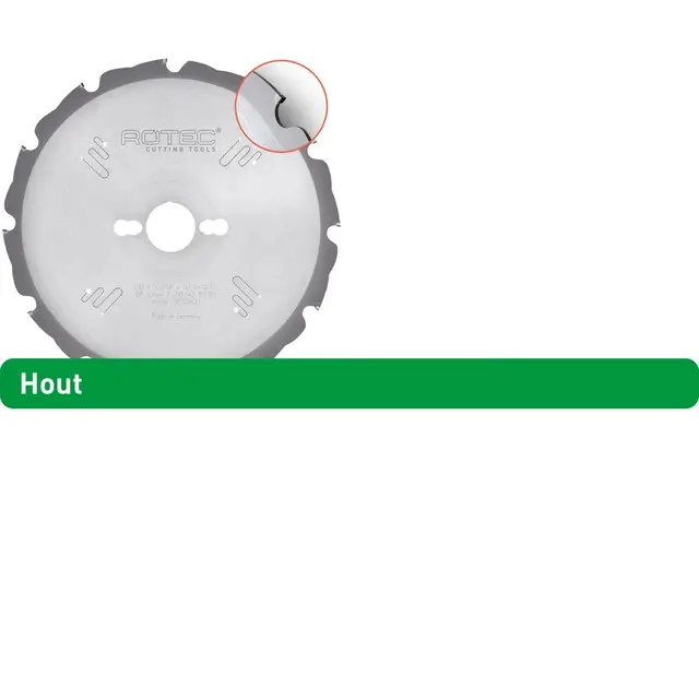 Rotec PCD Cirkelzaagblad Diamond FL DIA - 8-tands - Ø250 x 2,2 x 30 mm Handgemaakt