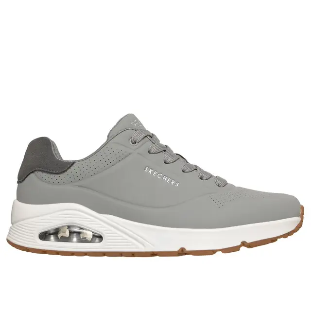 Weekendaanbieding Skechers Lace Up Sneaker Light Grey Maat 48.5
