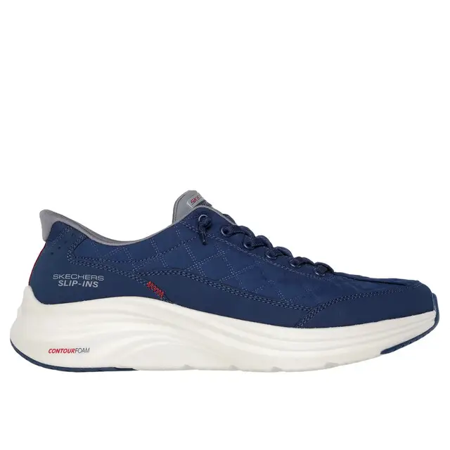 Skechers Slip-Ins Navy Gray Mesh Duraleather Maat 48.5 Bestseller