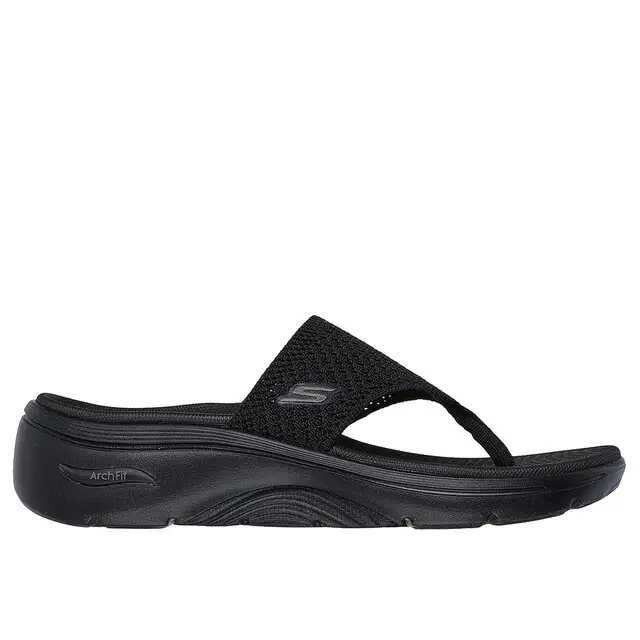 Skechers Go Walk Arch Fit 2.0 Sandal Bbk 40 Wereldwijde Verzending