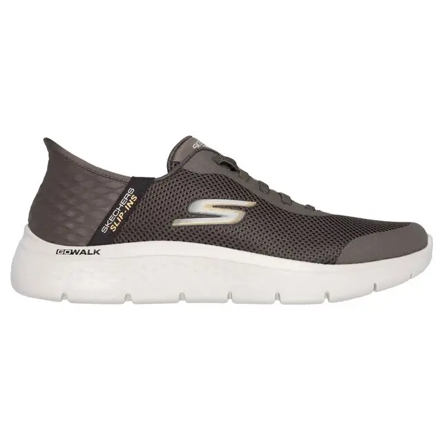 Express Levering Skechers Go Walk Flex - Hands Up Bruin 43