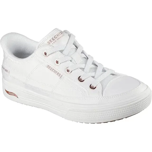 Populair Skechers Slip-Ins White Canvas Maat 38.5