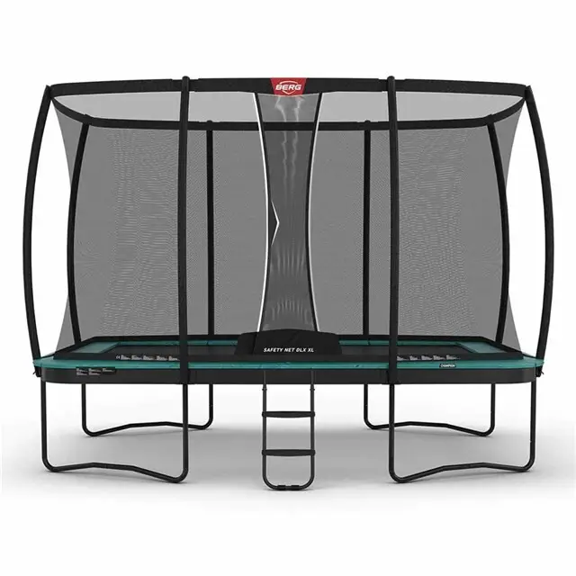 BERG Trampoline Ultim Champion Regular Groen - 410 x 250 cm Safety Net DLX XL Trendy