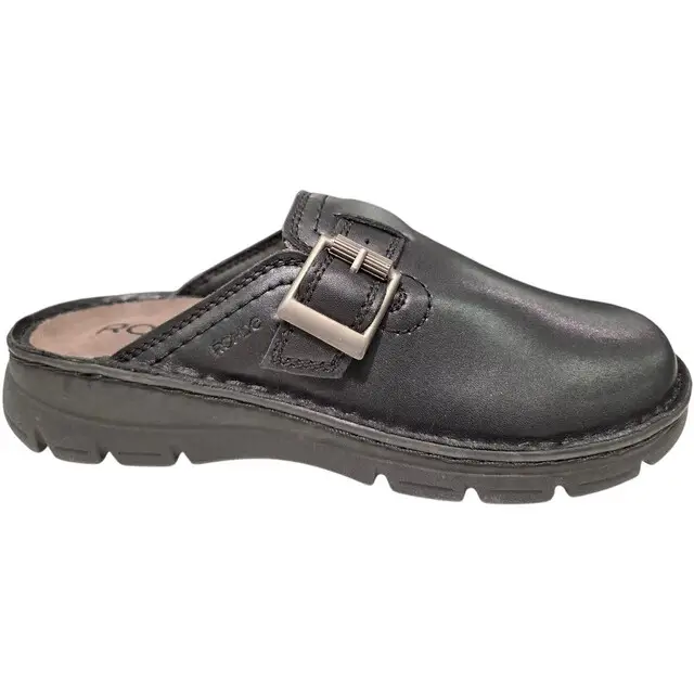 Must-Have Rohde Pantoffel 90 Nubuk Zwart - Maat 41