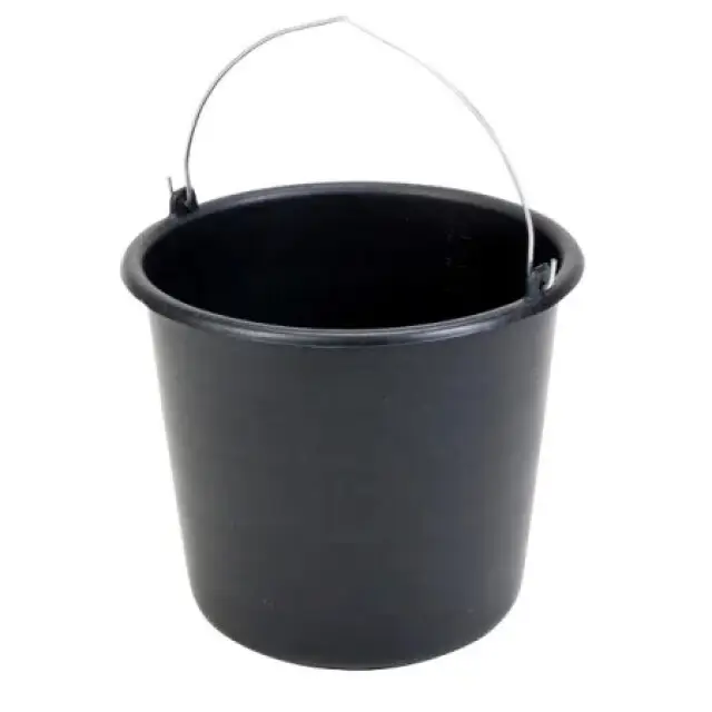 Gripline-X Emmer 10 L Zwart Haakbeugel L-Scala Nieuw