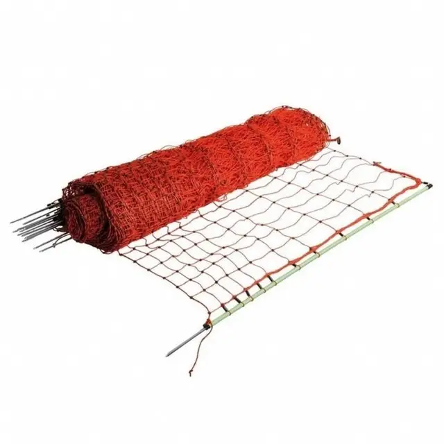 Gecertificeerd Gallagher Kippennet (112 Cm / Enkele Pen / Oranje) - 50 Meter