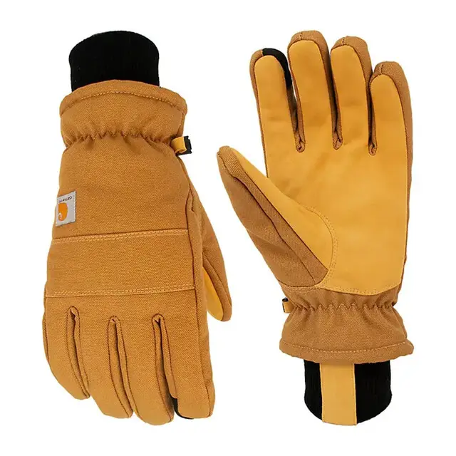 Carhartt Insulated Duck Synthetic Leather Carhartt Bruin Hrn L Gereduceerde Prijs