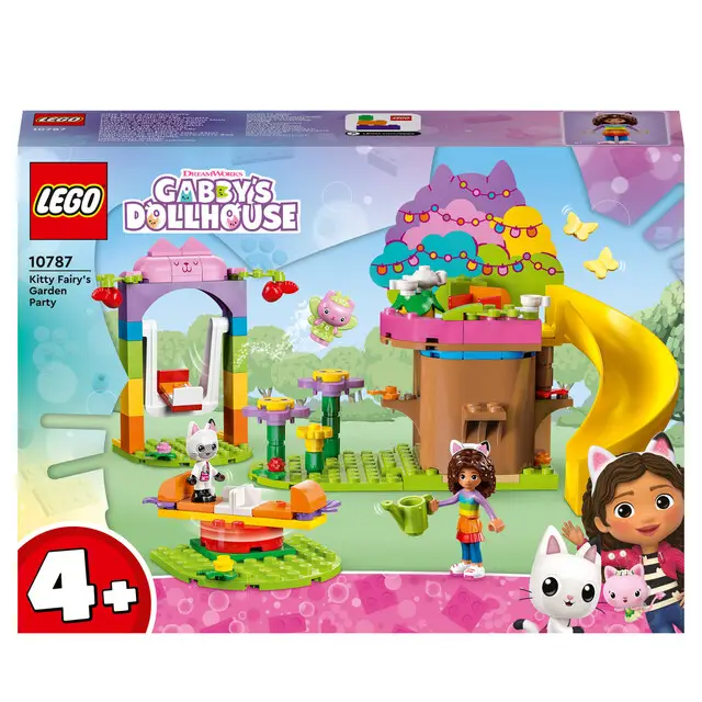 Ambachtelijk LEGO Gabbys Dollhouse 10787 - Kitty Fee's tuinfeestje