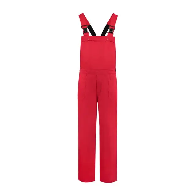 De Boer Tuinbroek Polyester/Katoen TB6535 Rood - Maat 164 Uitverkoop