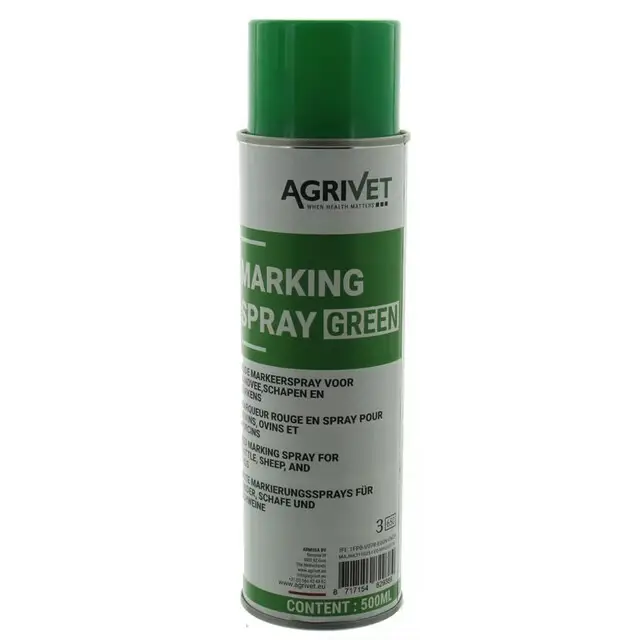 Marking Spray 500ml Agrivet - Groen Tijdelijk Beschikbaar