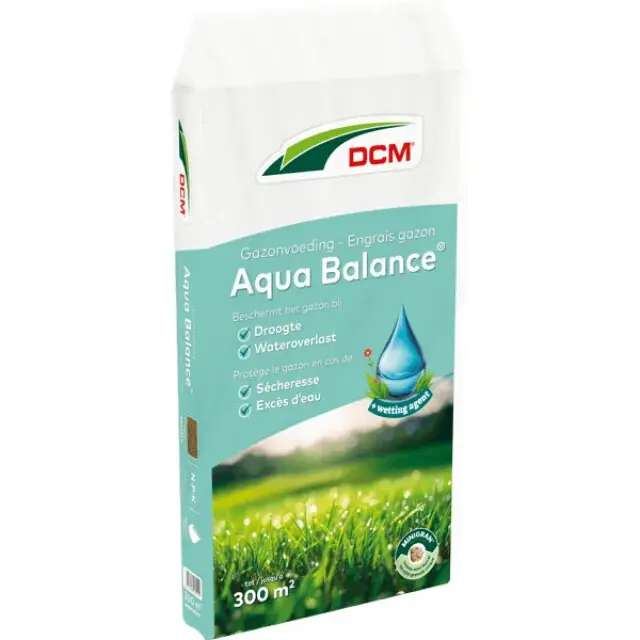DCM Gazonvoeding Aqua Balance 300 m² (18 kg) Bestel Nu