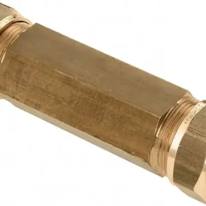 Bonfix knelkoppeling - Reparatiekoppeling - 22mm x 22mm - Messing Modern