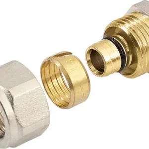 Bonfix - Alu-Knelfitting - Eindkoppeling - 1 x alu-knel - 16mm Alleen Vandaag