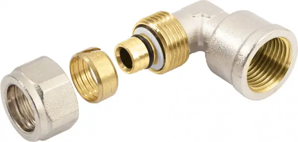 Wereldwijde Verzending Bonfix - Alu-Knelfitting - Kniekoppeling - bi. dr. x alu-knel - 1/2” x 16mm