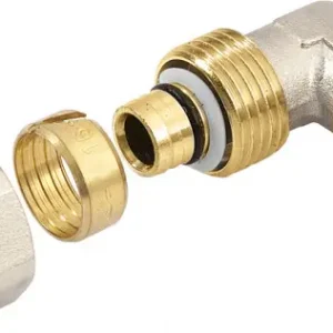 Seizoensaanbieding Bonfix - Alu-Knelfitting - Kniekoppeling - bu. dr. x alu-knel - 3/4” x 16mm