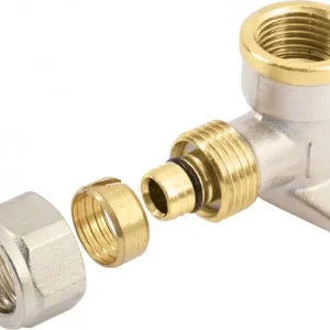 Lage Prijs Bonfix - Alu-Knelfitting - Muurplaatkoppeling - bi. dr. x alu-knel - 1/2” x 14mm