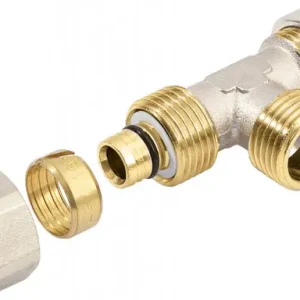 Bonfix - Alu-Knelfitting - T-koppeling - verlopend - 2x alu-knel 1x bu. dr. - 26mm x 3/4” Goedkoop