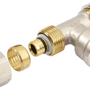 Bonfix - Alu-Knelfitting - T-koppeling verlopend - 2x alu-knel 1x bi. dr. - 32mm x 1” Beperkte Voorraad