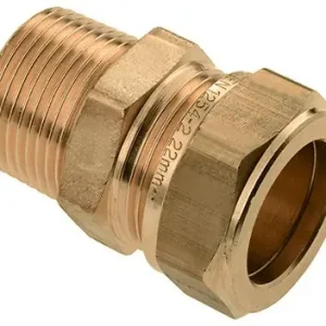 Origineel Bonfix knelkoppeling - Puntstuk - 1/2” x 15 mm - Messing