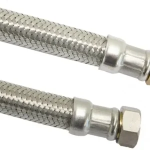 Merkproduct Flexibele aansluitslang - rvs gevlochten - binnendraad x buitendraad - 3/4” - DN20 - lengte 50cm