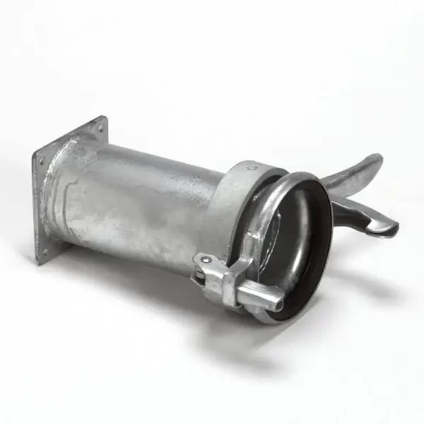 Dallai M-deel + buis x vierkantflens - type C - verzinkt - 108 x 100 mm Gecertificeerd