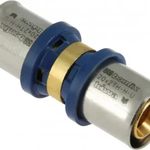 Seizoensaanbieding Bonfix Perskoppeling - 2x Alu-pers - Rechte koppeling - 20 x 20mm