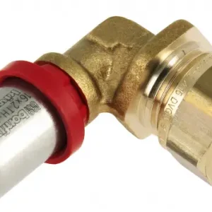 Betaalbaar Bonfix Perskoppeling - 1x Alu-pers 1x Knel - Kniekoppeling - 16 x 15mm