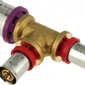 Korting Bonfix Perskoppeling - 3x Alu-pers - T-koppeling - verlopend - 26 x 16 x 16mm