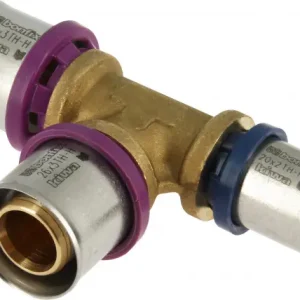 Must-Have Bonfix Perskoppeling - 3x Alu-pers - T-koppeling - verlopend - 26 x 26 x 20mm