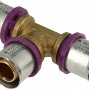 Aanbieding Bonfix Perskoppeling - 3x Alu-pers - T-koppeling - 26 x 26 x 26mm