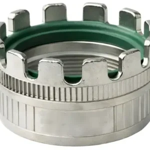 Tankwagenkoppeling kroonring - RVS - 2” binnendraad Handgemaakt