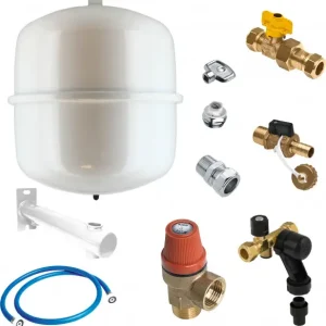 Meest Verkocht Installatiepakket voor CV ketel - Bonfix - 18 liter - 1 bar - wit
