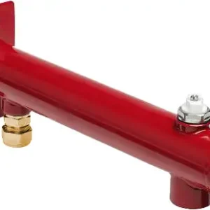 Professioneel Bonfix Expansievat console - expansievat houder - rood - met koppeling en ontluchter