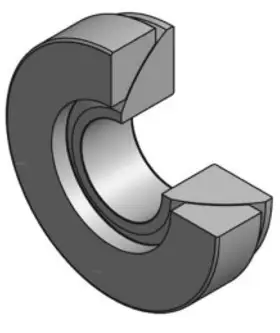 Axiaal Gewrichtslager GX60T - *GE60AW - *GX60F - 60 x 150 x 37 x 34mm Korting