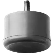 Voordeelprijs Cilindrische Trillingsdemper Type SF 70 x 43 - 40 Shore M10x30