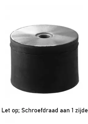 Actieprijs Cilindrische Trillingsdemper Type E 20 x 25 - 70 Shore M6i