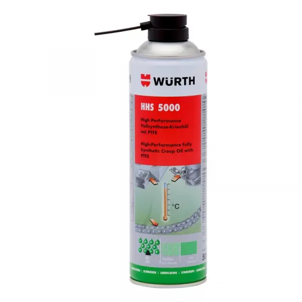 Hete Deal Wurth HHS5000 Smeerolie PTFE 500ml