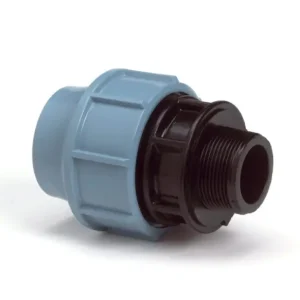 Gereduceerde Prijs Puntstuk voor PE/tyleen - 32mm x 1/2” Buitendraad - 16 bar