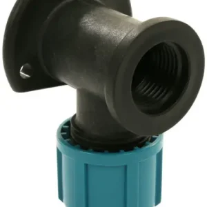 Speciale Aanbieding Muurplaat voor PE/tyleen - 16mm x 1/2” Binnendraad - 16 bar