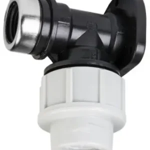 Geld-Terug-Garantie Muurplaat voor PE/tyleen - 25mm x 3/4” binnendraad - 16 bar