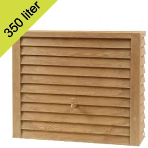 Gratis Verzending Garantia Regenton WOODY 350 liter licht